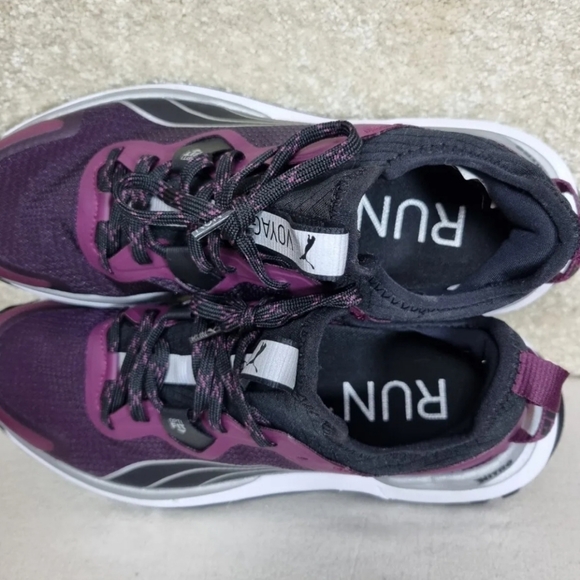 Puma Voyage Nitro Trainer Womens Size 6 Trail Running Purple Black White - Picture 7 of 8